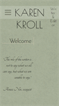 Mobile Screenshot of karenkroll.com